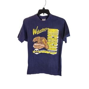 Vintage 90s Single Stitch Michigan Wolverines T men's large